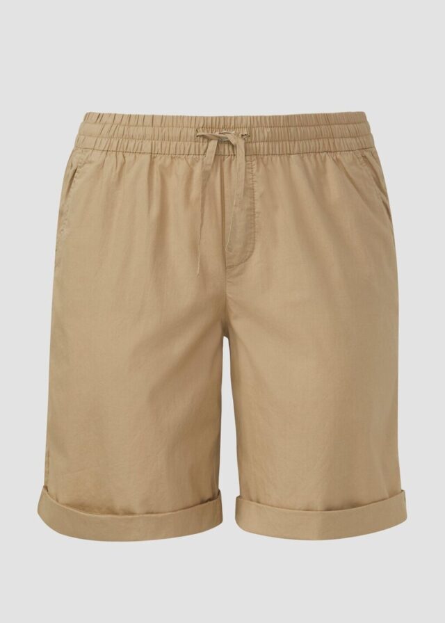 Leichte Shorts aus Baumwollmix im Relaxed Fit