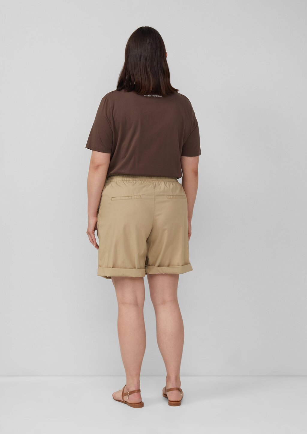 Leichte Shorts aus Baumwollmix im Relaxed Fit