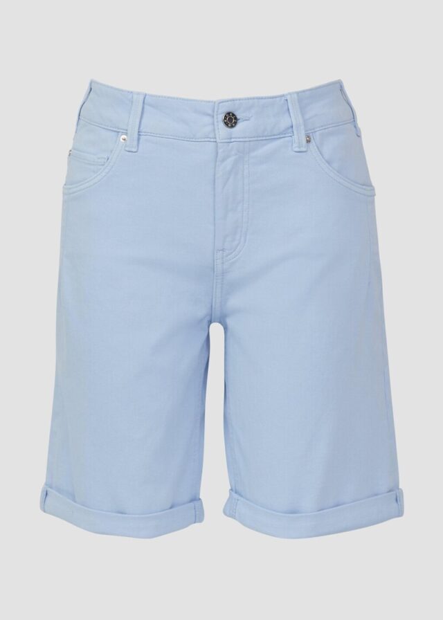 Bermuda Jeans / Straight Fit / Mid Rise / Straight Leg