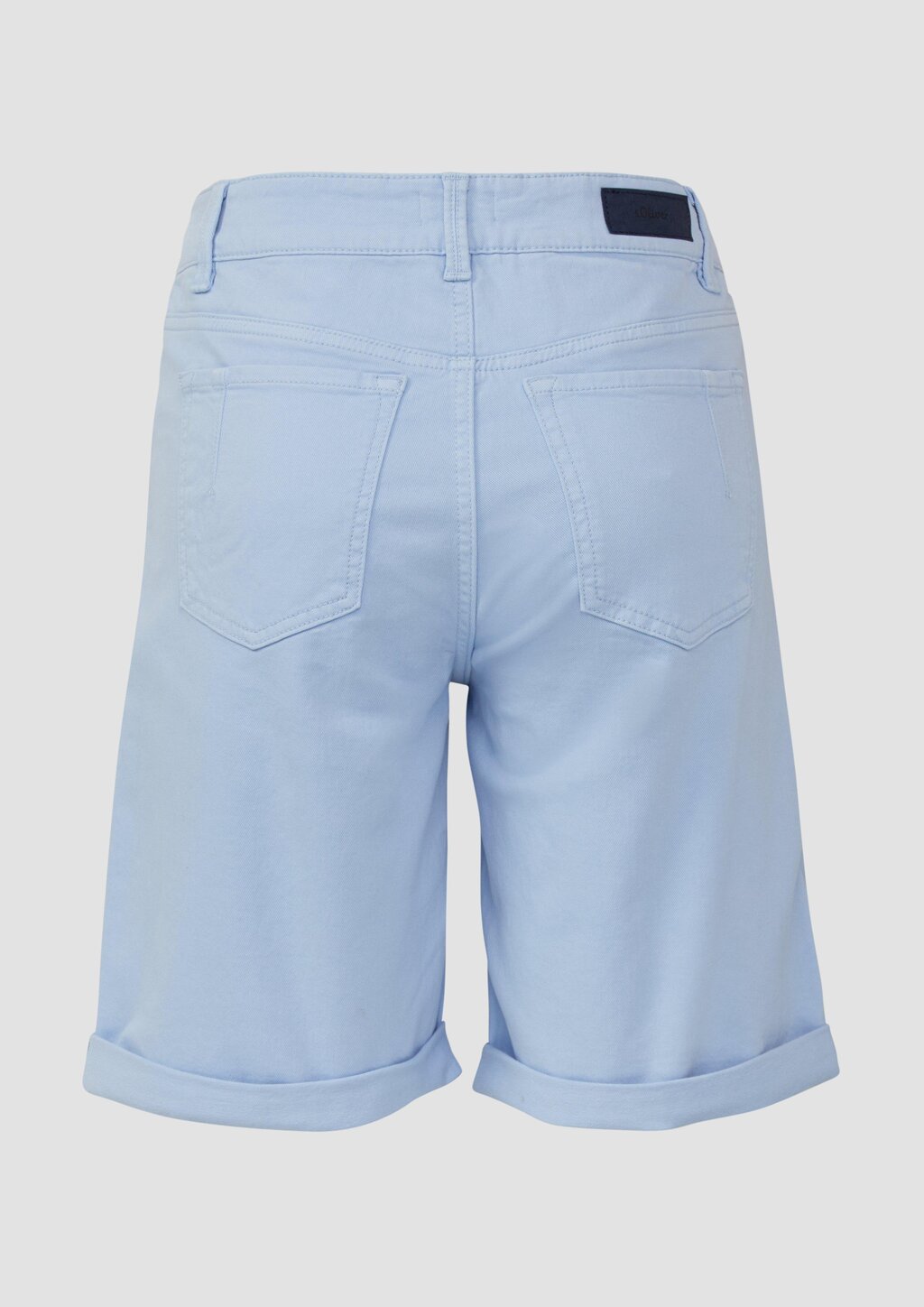 Bermuda Jeans / Straight Fit / Mid Rise / Straight Leg