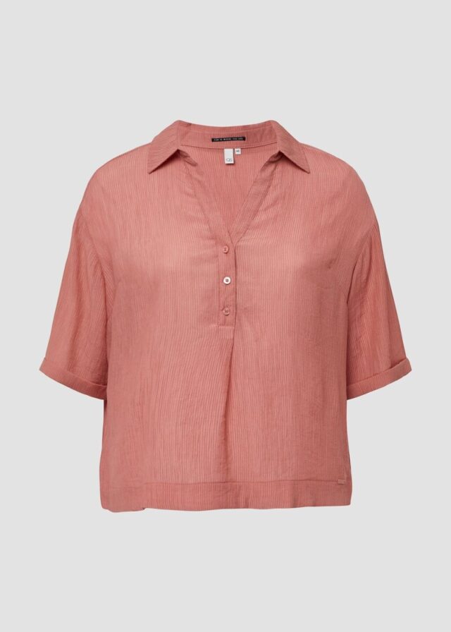 Bluse im Loose Fit mit Wascheffekt