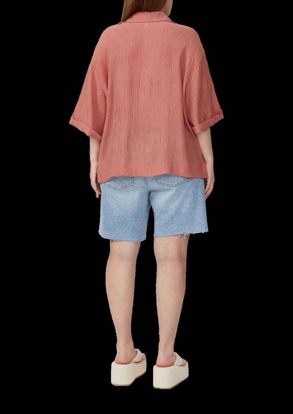 Bluse im Loose Fit mit Wascheffekt