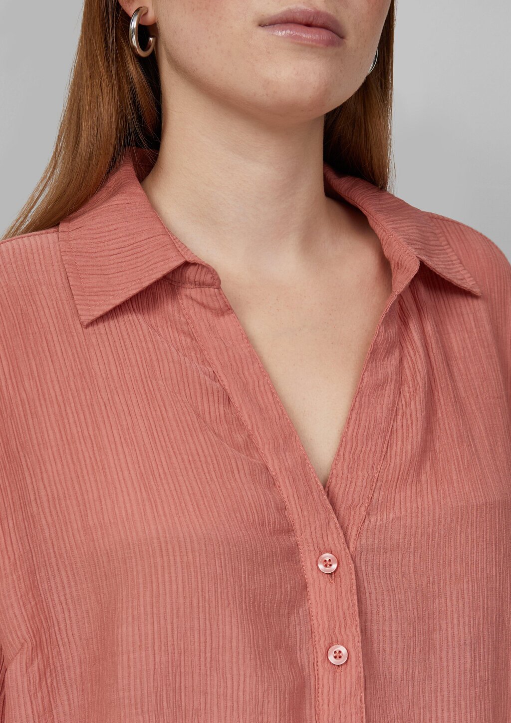 Bluse im Loose Fit mit Wascheffekt