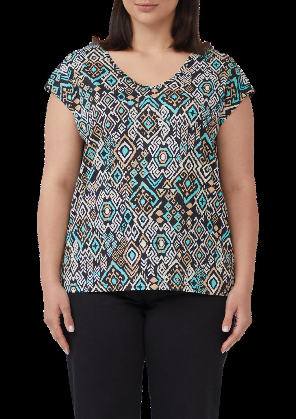 Ärmelloses Relaxed-Fit-Shirt mit Cut-out und Schleife