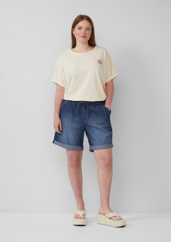 Jeans-Shorts / Comfort Fit / Mid Rise / Elastikbund