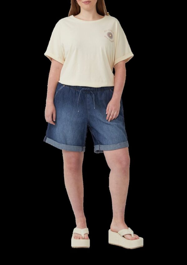 Jeans-Shorts / Comfort Fit / Mid Rise / Elastikbund