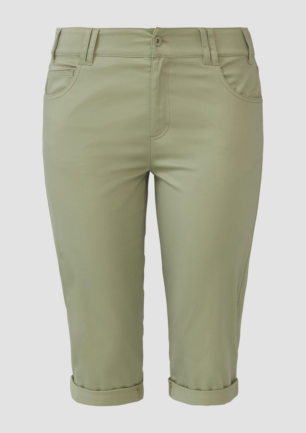 Capri-Hose aus Baumwoll-Elasthan-Mischung