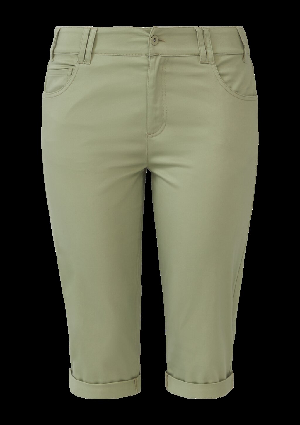 Capri-Hose aus Baumwoll-Elasthan-Mischung