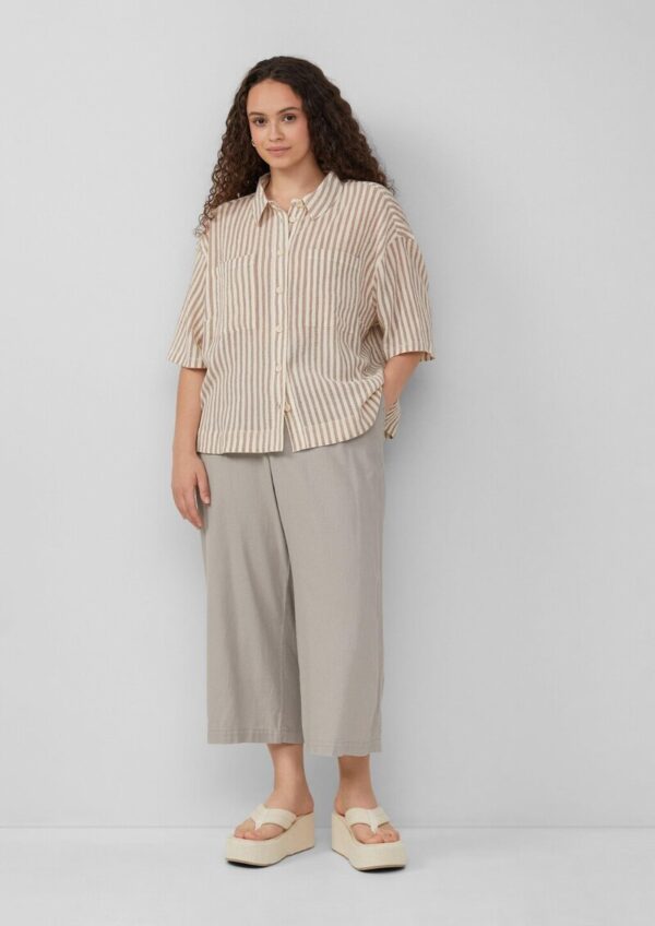 Gestreifte Bluse im Loose Fit