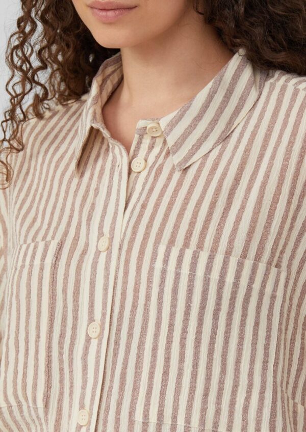 Gestreifte Bluse im Loose Fit