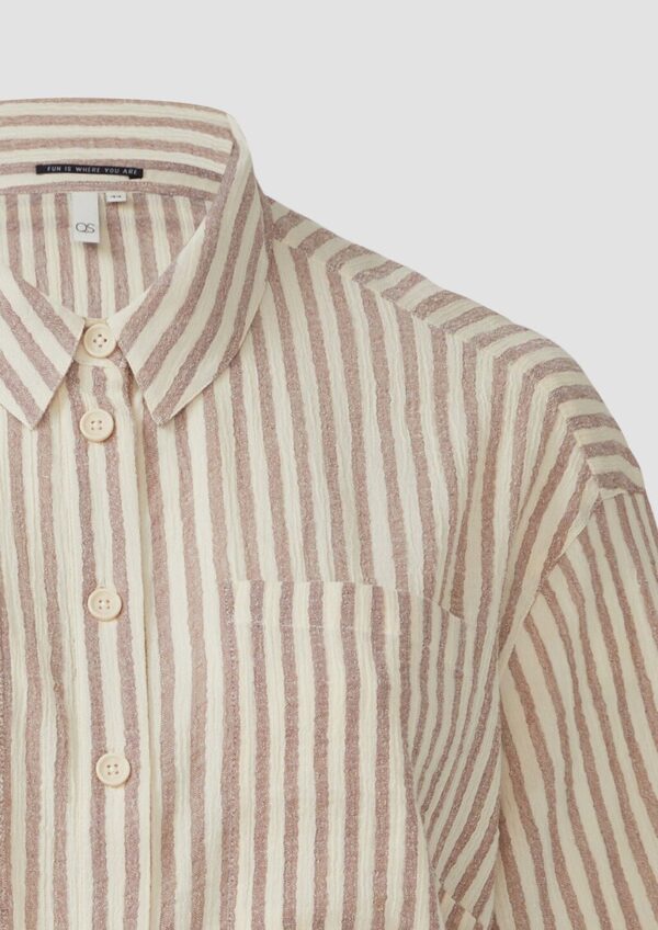 Gestreifte Bluse im Loose Fit