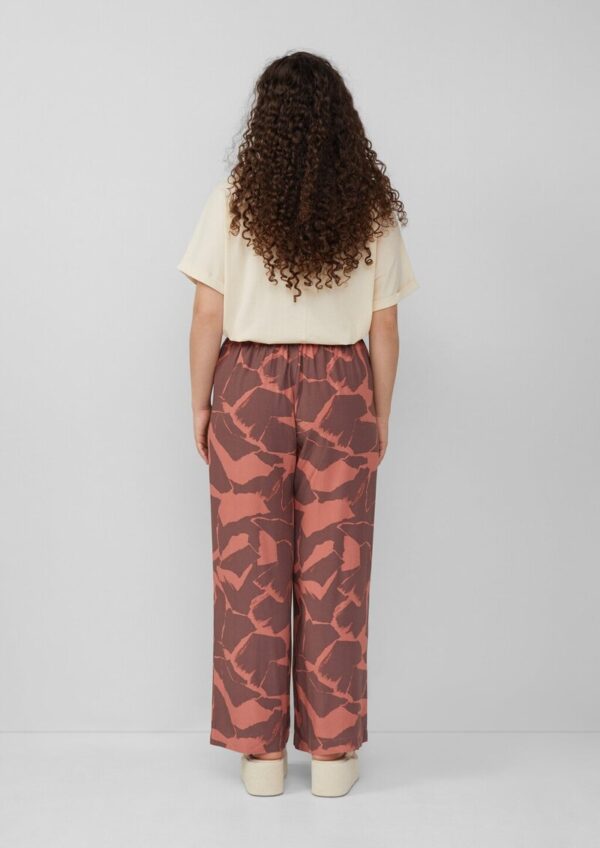 Hose aus Viskose mit All-over-Print