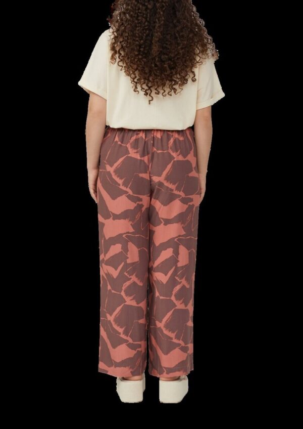 Hose aus Viskose mit All-over-Print