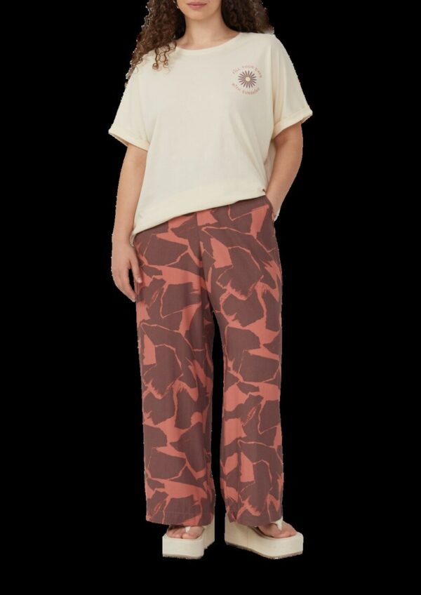 Hose aus Viskose mit All-over-Print