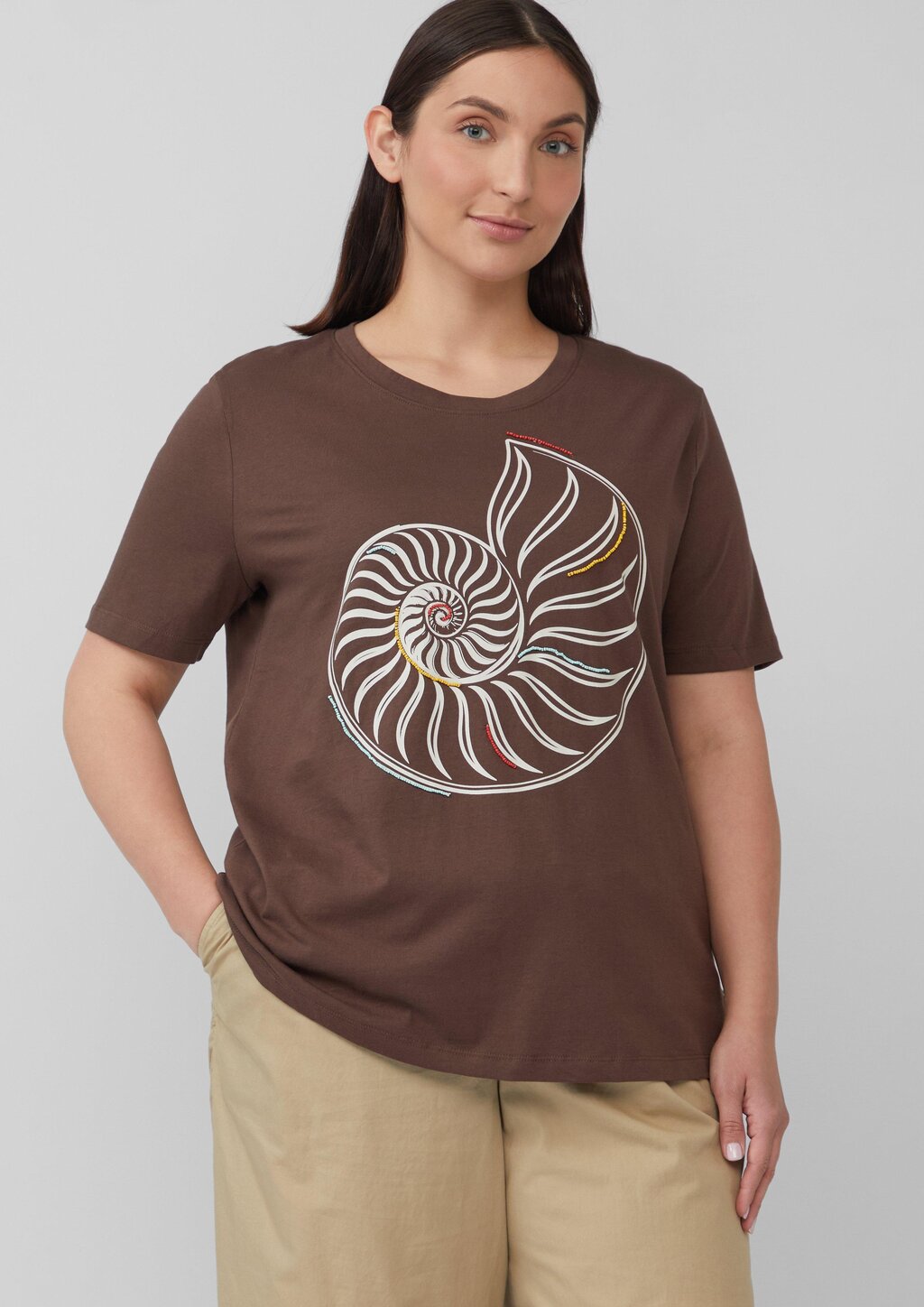 Jersey-T-Shirt mit Artwork