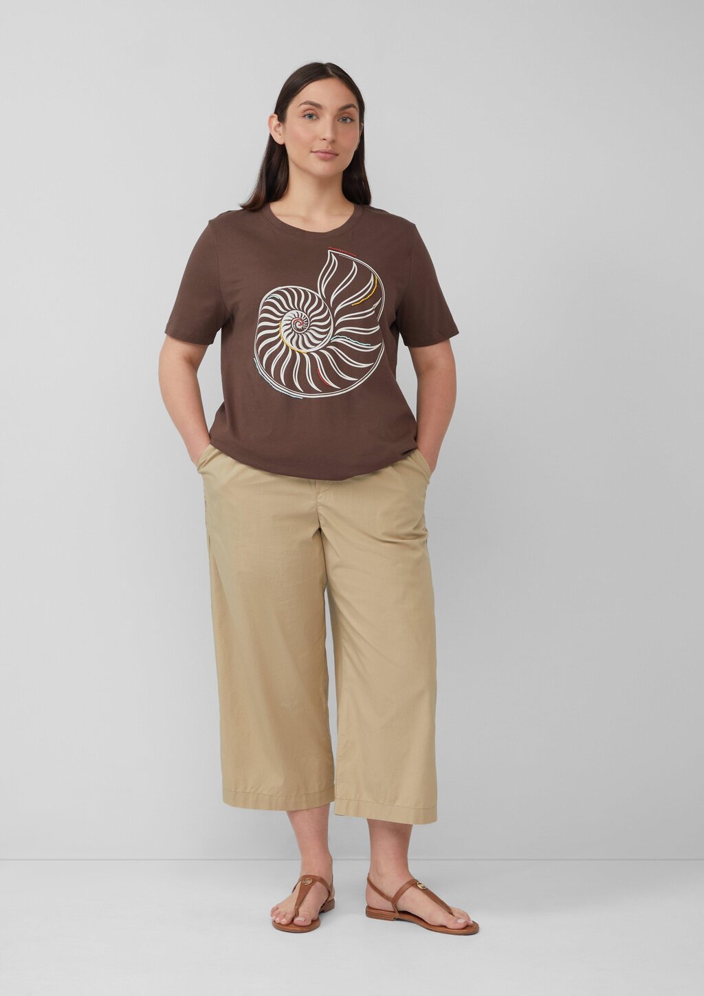 Jersey-T-Shirt mit Artwork