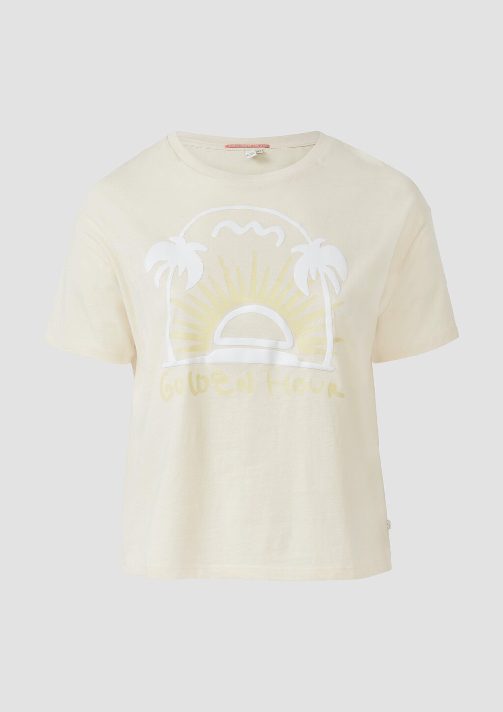 Baumwollshirt mit Frontprint