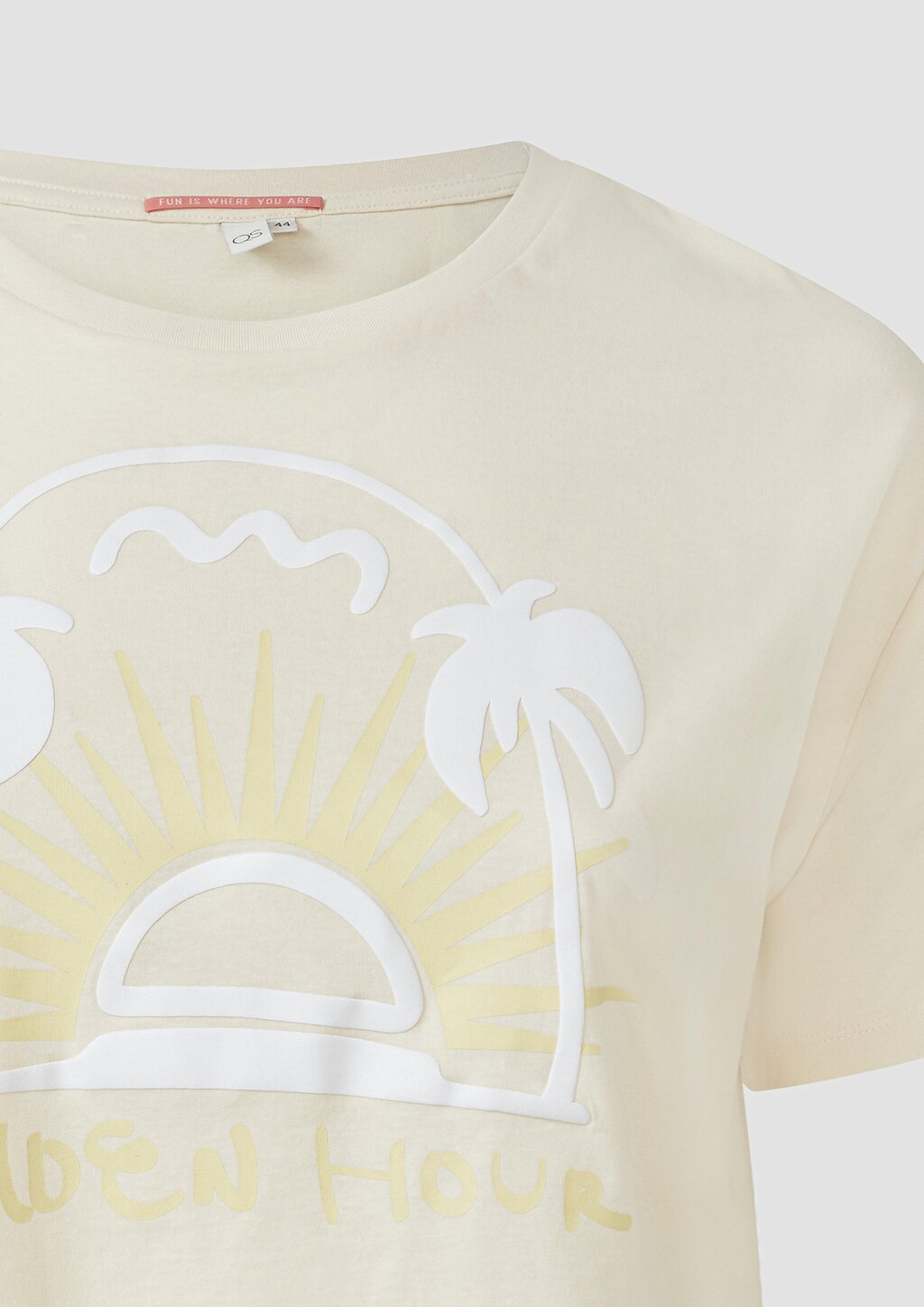 Baumwollshirt mit Frontprint