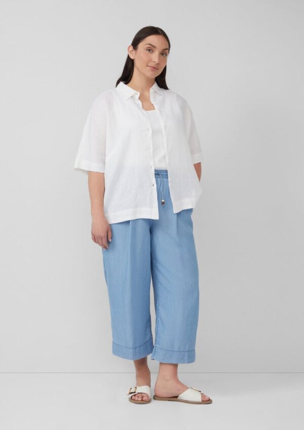 Lyocell-Culotte / Relaxed Fit / Mid Rise / Wide Leg / Elastikbund