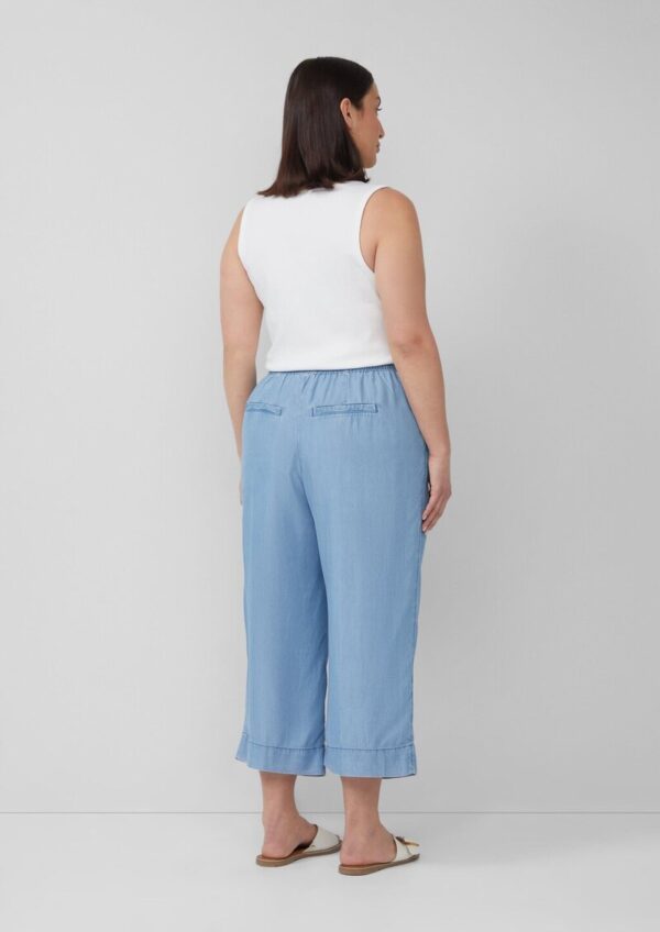 Lyocell-Culotte / Relaxed Fit / Mid Rise / Wide Leg / Elastikbund
