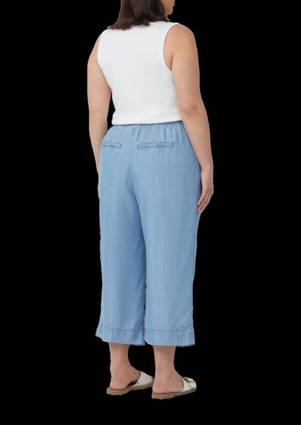 Lyocell-Culotte / Relaxed Fit / Mid Rise / Wide Leg / Elastikbund