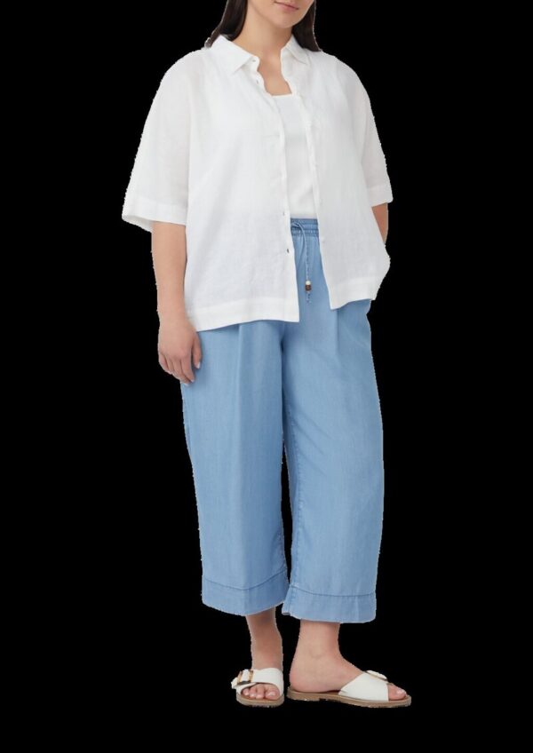 Lyocell-Culotte / Relaxed Fit / Mid Rise / Wide Leg / Elastikbund