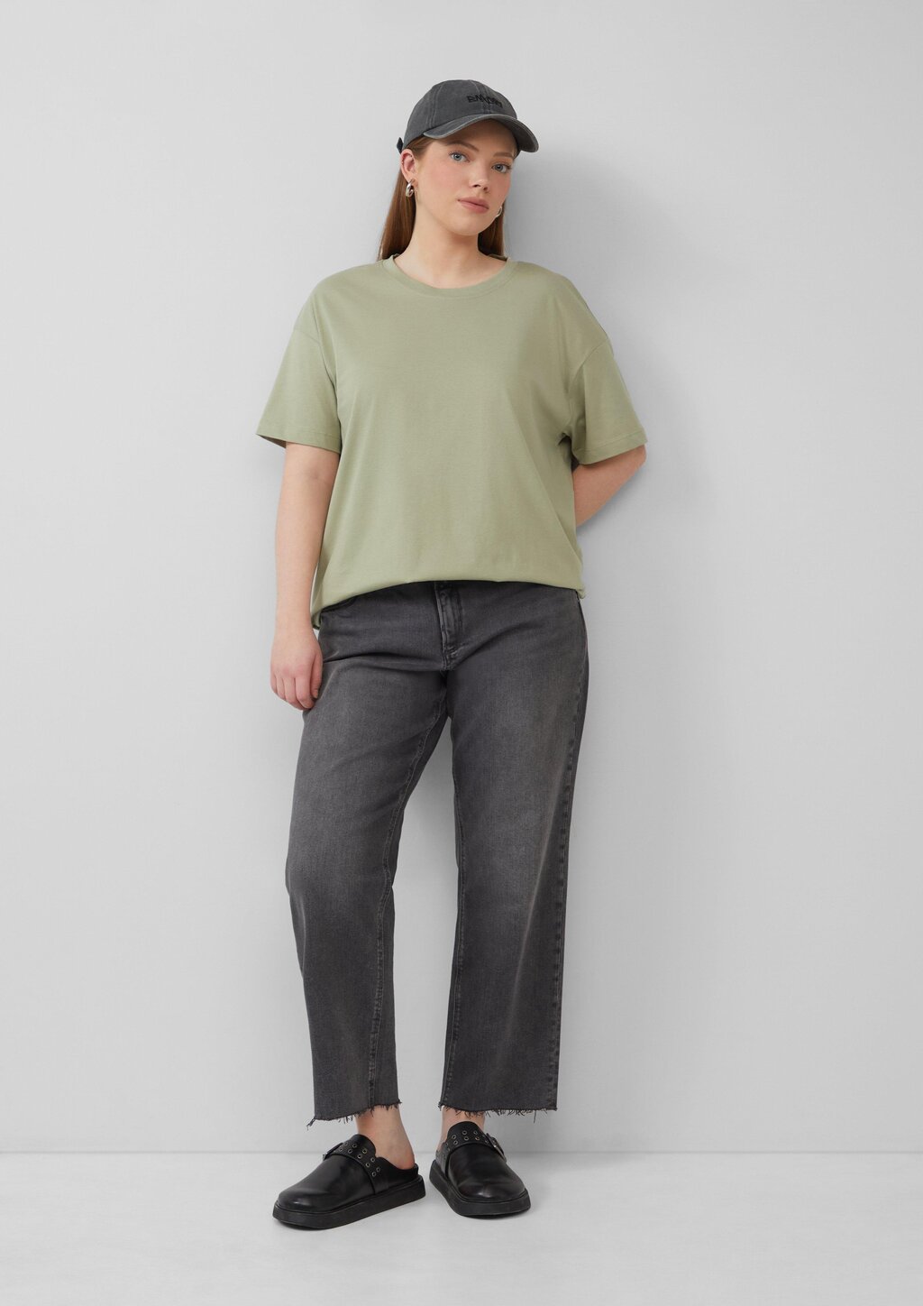 Uni-Shirt im Loose Fit