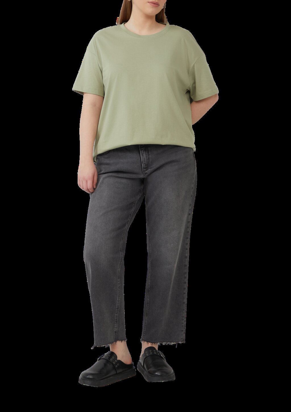 Uni-Shirt im Loose Fit