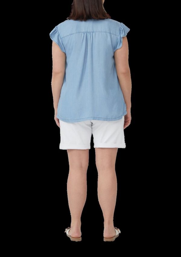 Lyocellbluse mit Flügelärmeln