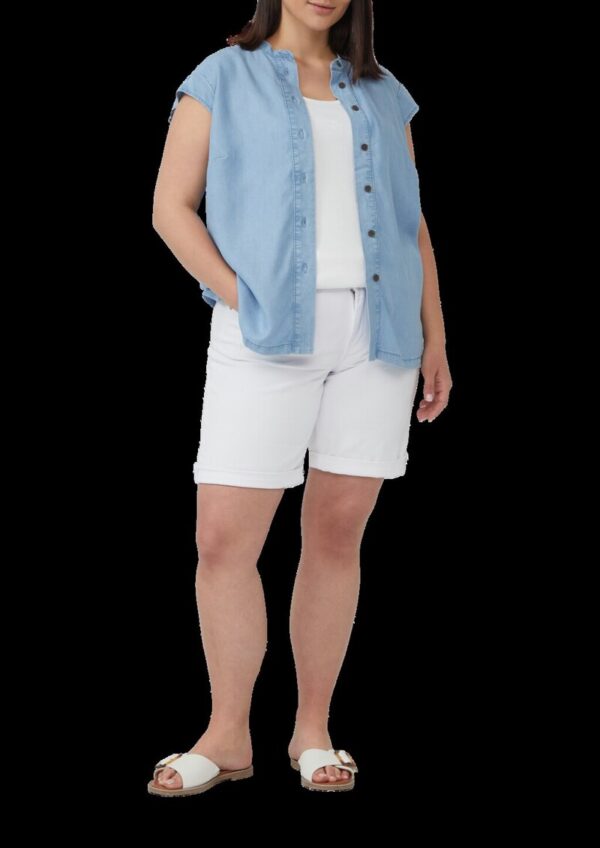 Lyocellbluse mit Flügelärmeln