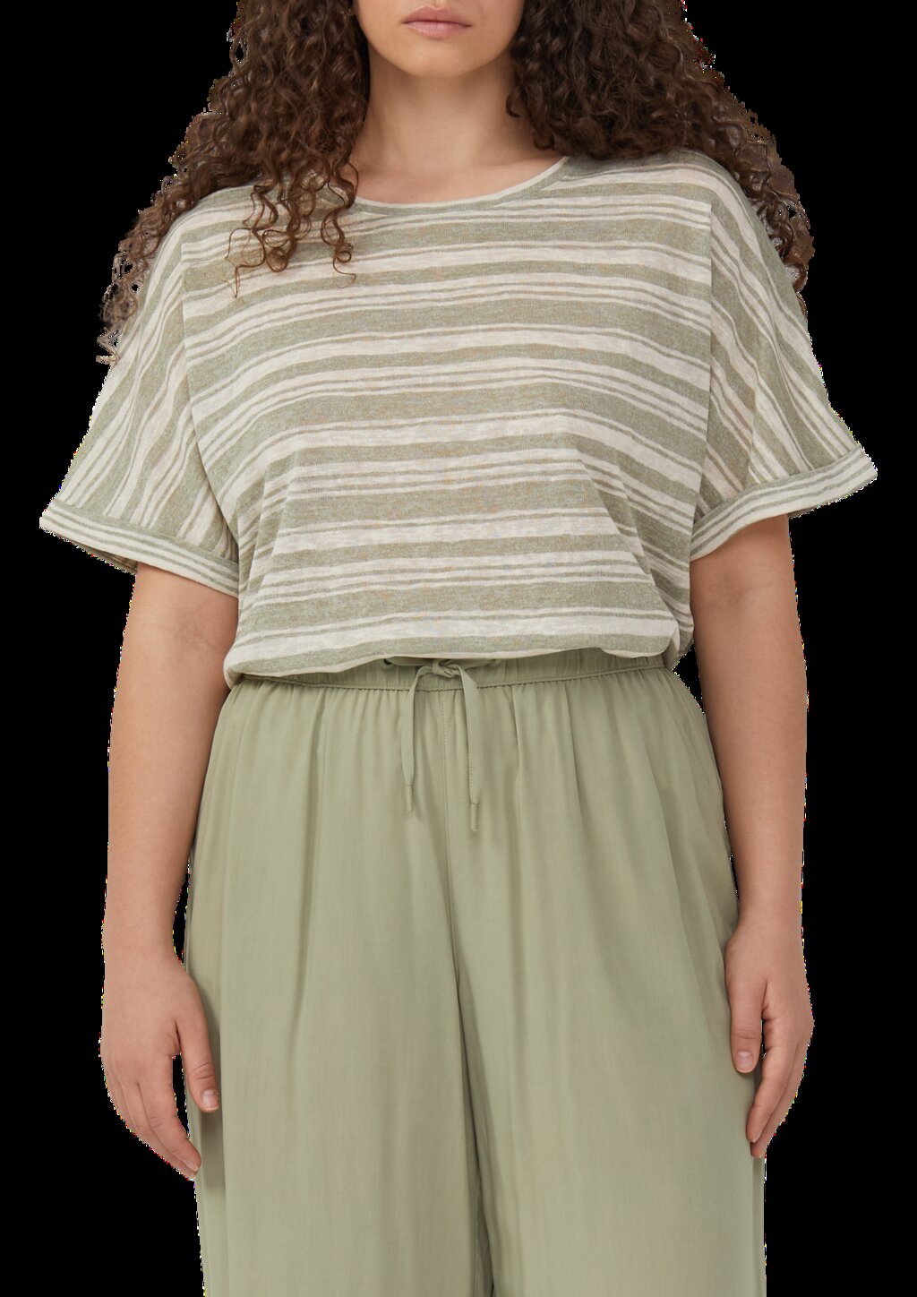 Ringelshirt aus Viskosemix