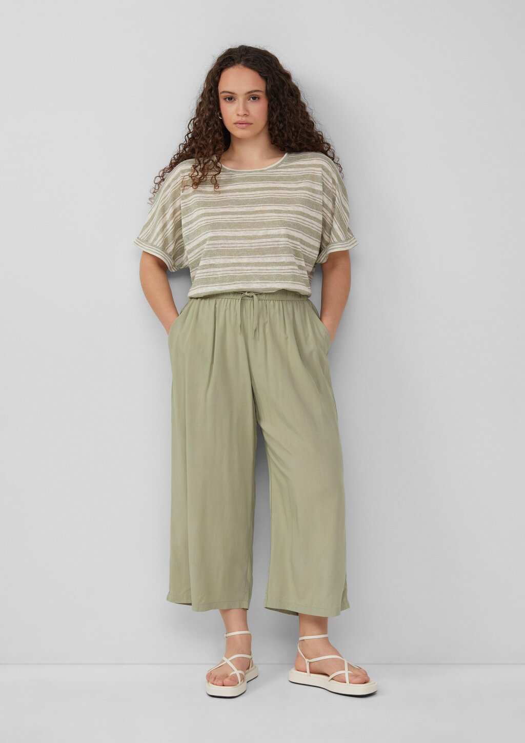 Ringelshirt aus Viskosemix