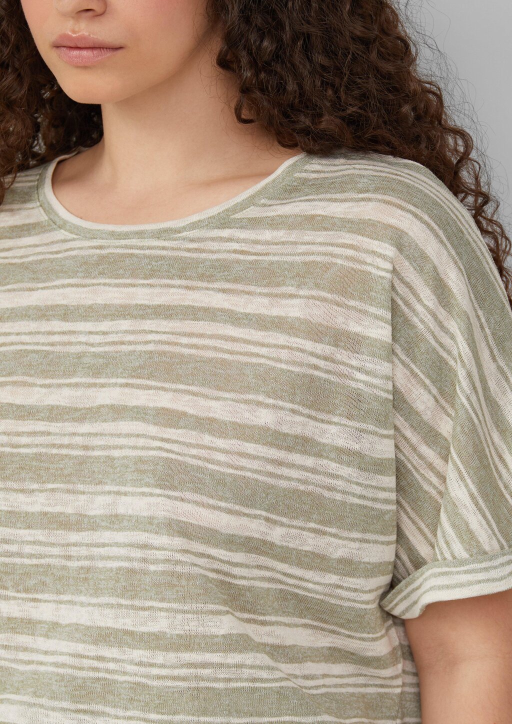 Ringelshirt aus Viskosemix