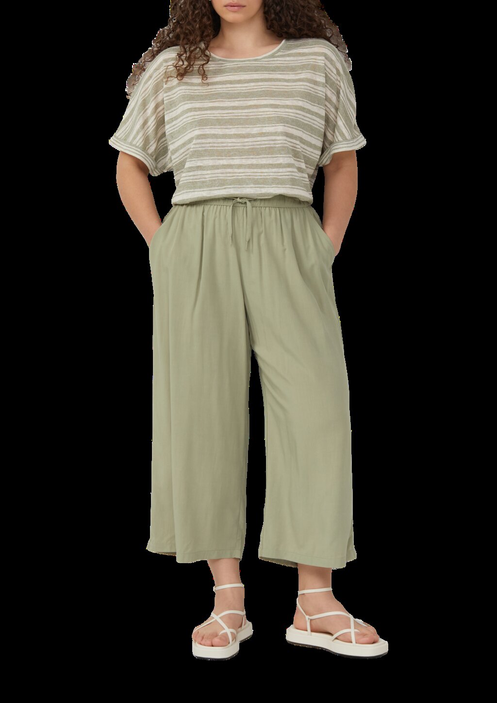 Ringelshirt aus Viskosemix