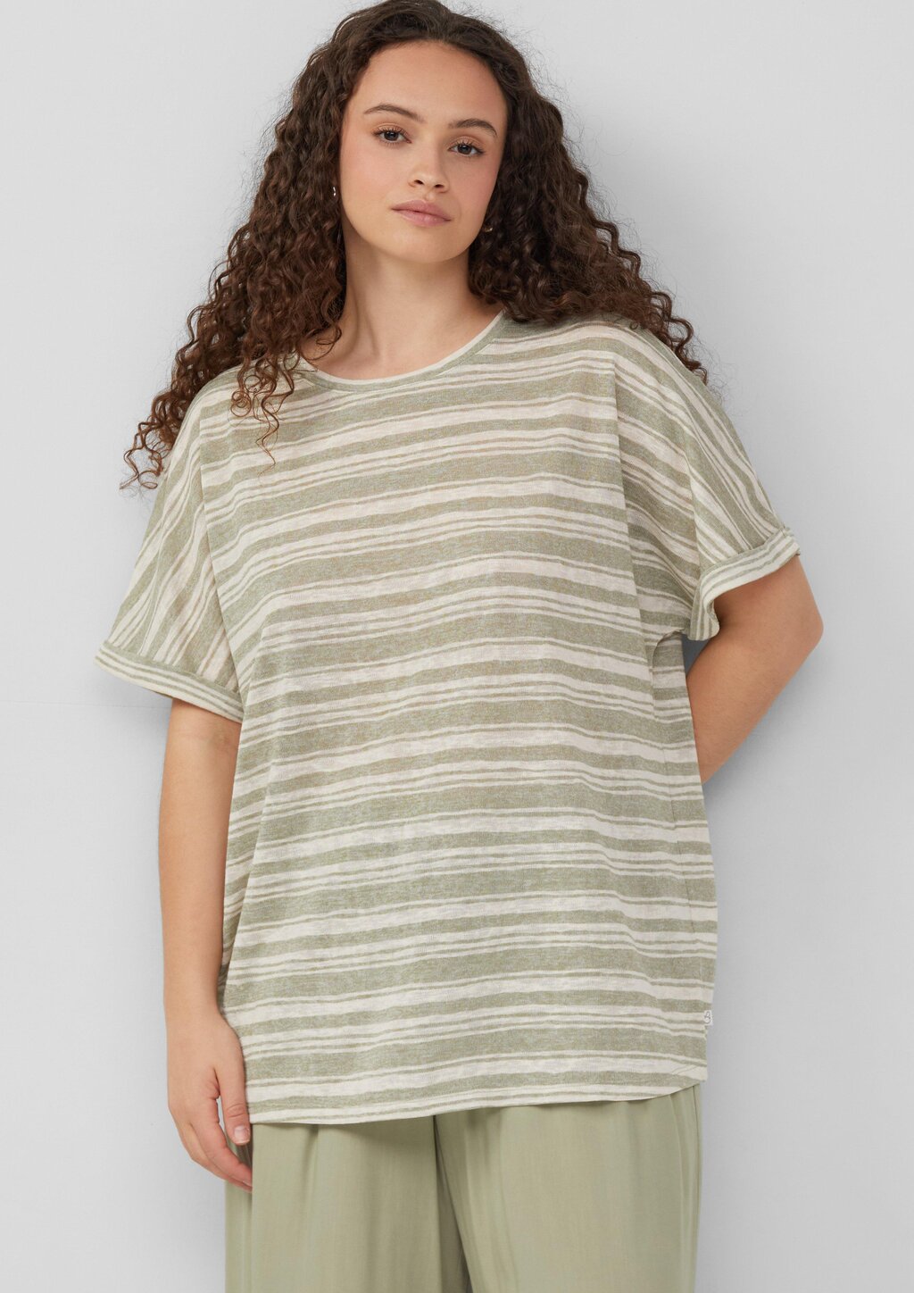 Ringelshirt aus Viskosemix