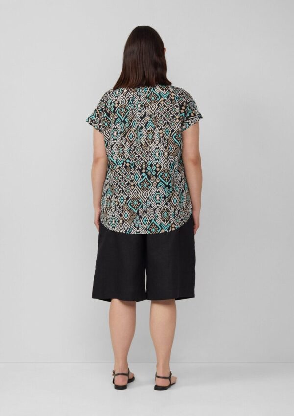 Leichte Baumwoll-Bluse mit All-over-Print