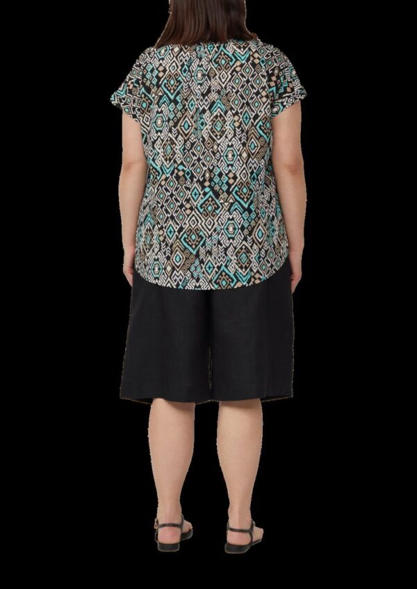 Leichte Baumwoll-Bluse mit All-over-Print