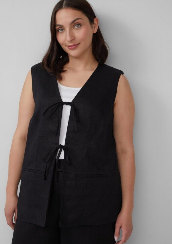 Weste aus Leinen