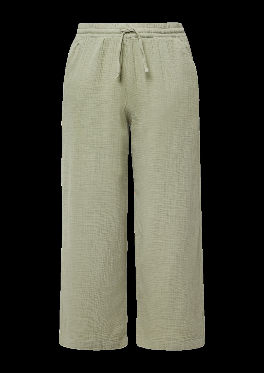Musselin-Hose mit weitem Bein