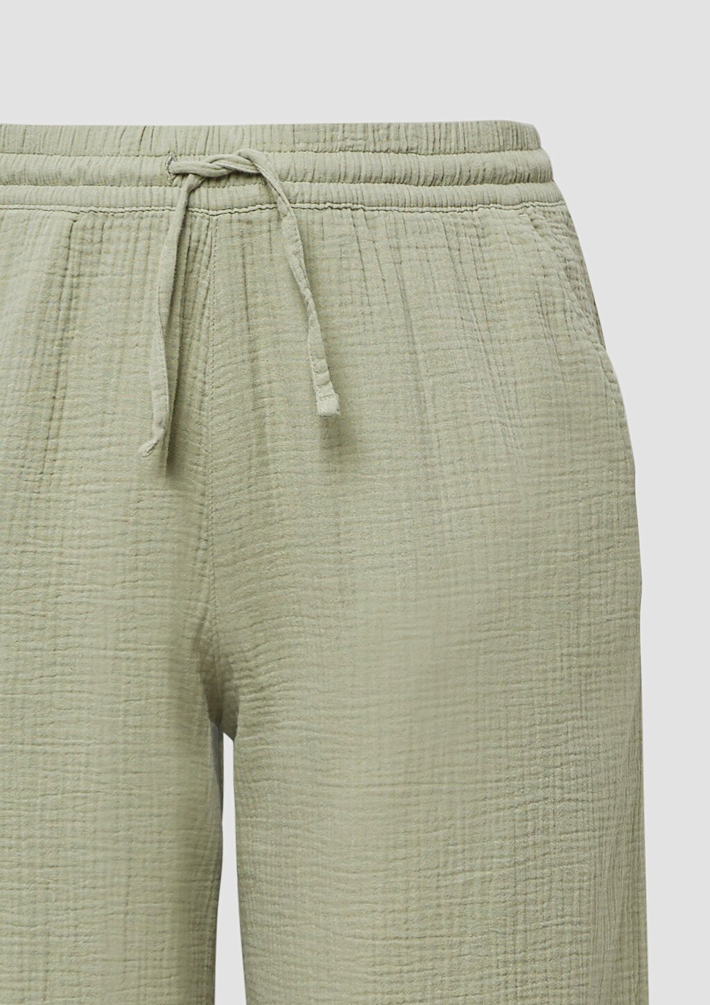 Musselin-Hose mit weitem Bein