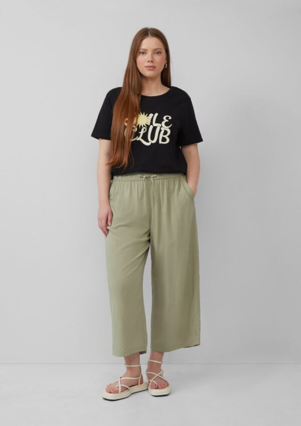 Fließende Culotte aus Viskose