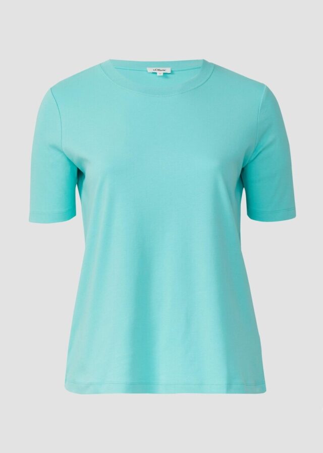 T-Shirt aus Interlockjersey