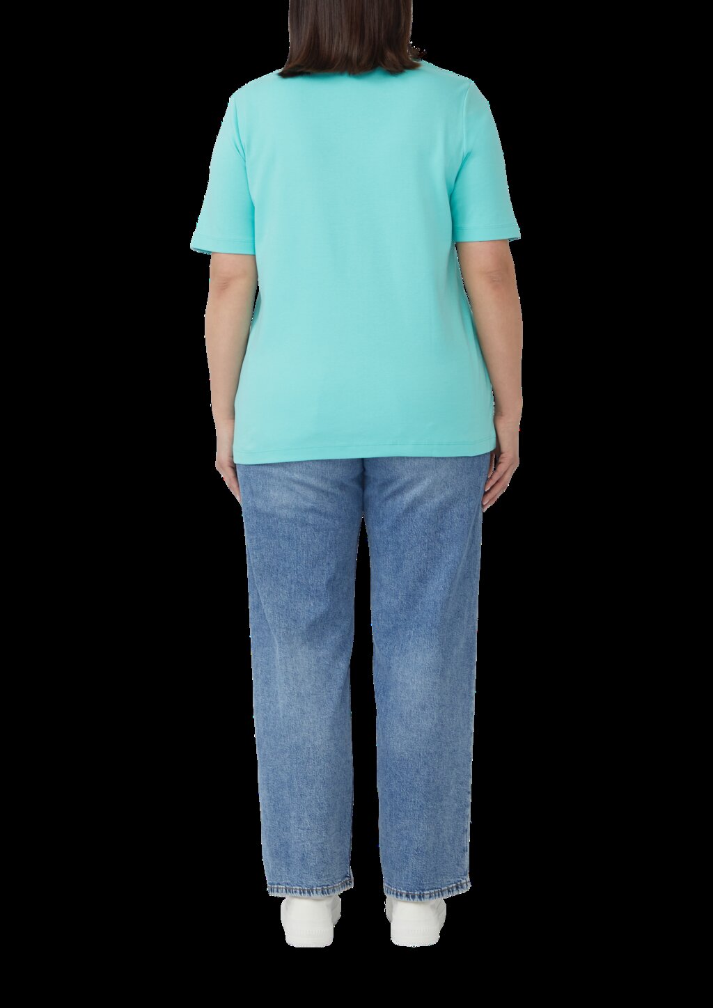 T-Shirt aus Interlockjersey