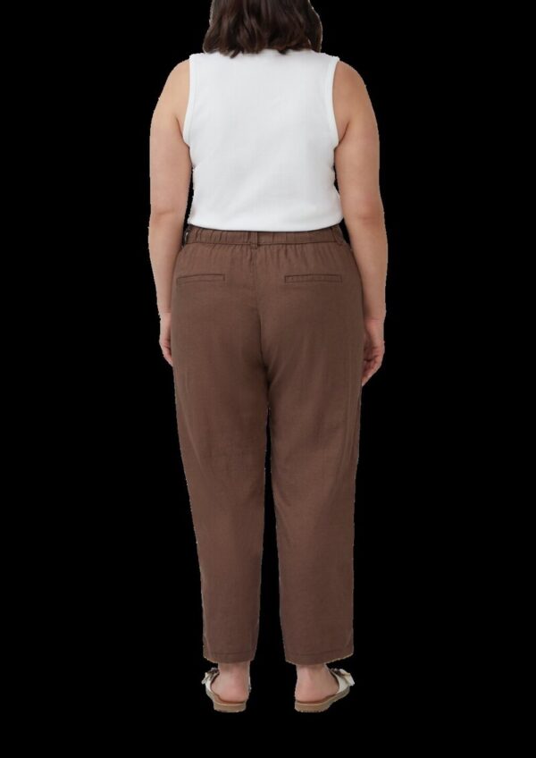Leinenmix-Hose im Relaxed Fit mit Elastikbund