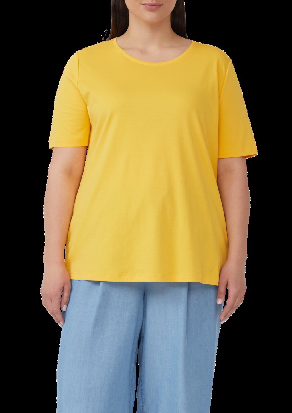 T-Shirt im Regular Fit aus Interlockjersey