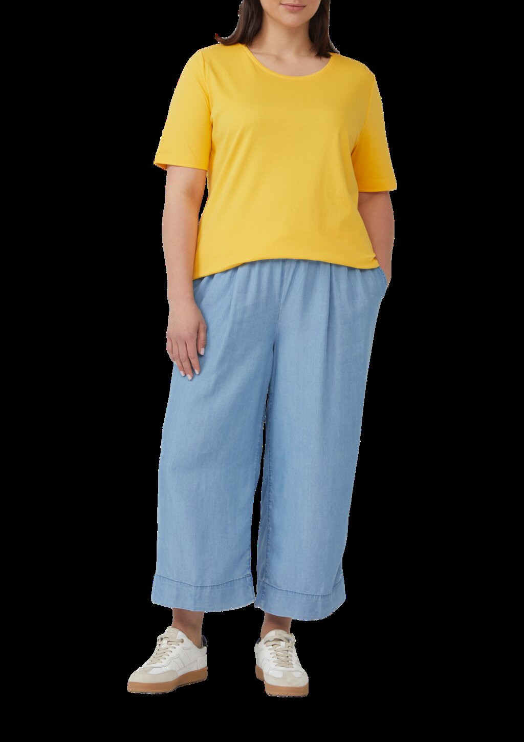 T-Shirt im Regular Fit aus Interlockjersey