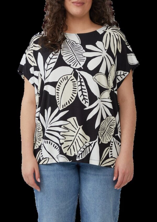 Elastisches T-Shirt aus Viskosestretch im Relaxed Fit