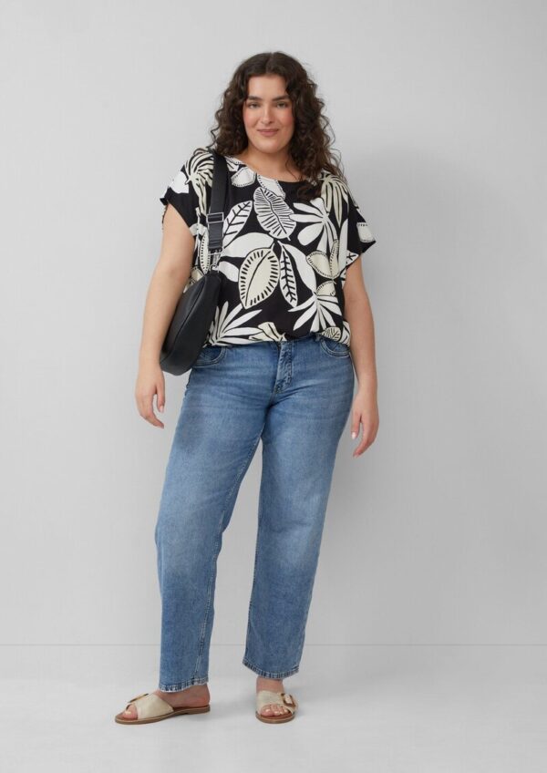 Elastisches T-Shirt aus Viskosestretch im Relaxed Fit