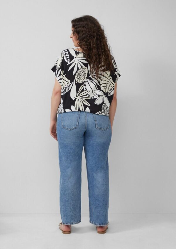 Elastisches T-Shirt aus Viskosestretch im Relaxed Fit