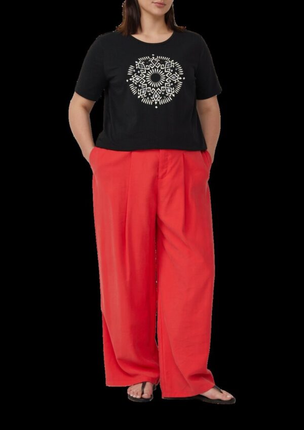 T-Shirt aus Baumwollstretch mit Print